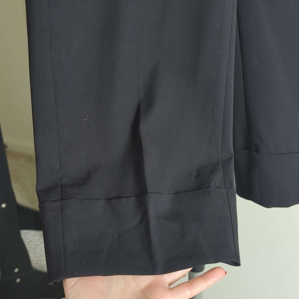 Zara Turned Up Cuff Straight Leg Pants - Picture 5 of 6
